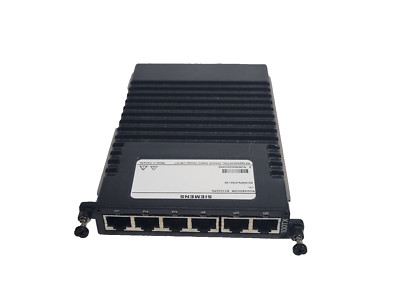 RUGGEDCOM/Siemens  RX1500PN LM 6TX01 Line Module 6 x 10/100TX RJ45 6GK6015