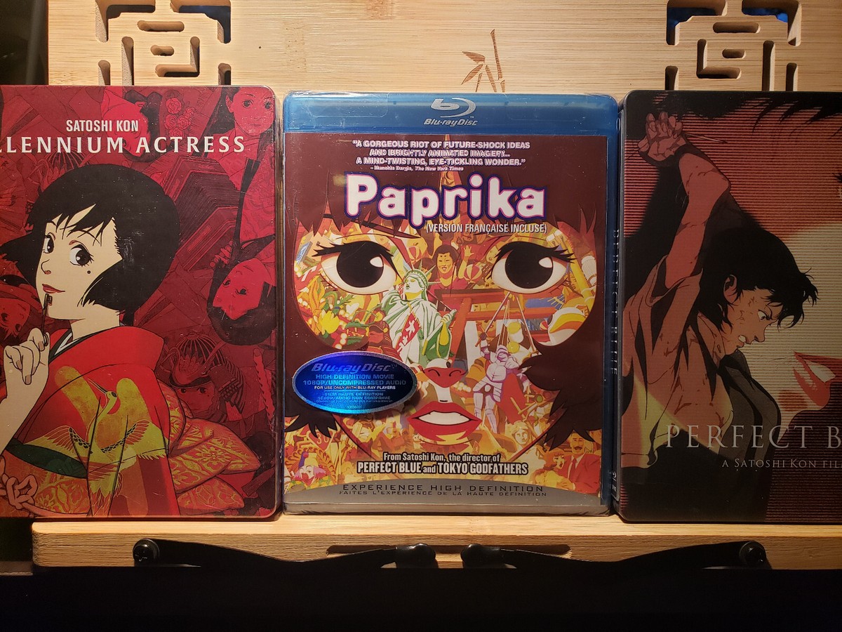 Limited Edition Perfect Blue Millennium Actress Steelbook Paprika  Blu-ray