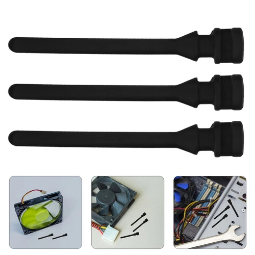 50 Pcs Fan Shock Absorbing Rubber Nails Computer Case Screws Kit