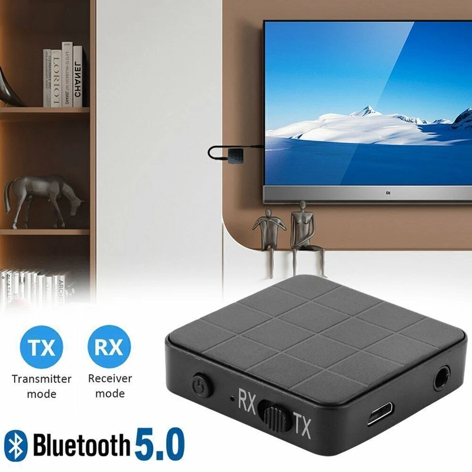 2-IN-1 Bluetooth 5.0 Empfänger Akku Receiver Hifi Stereo Audio Adapter 3.5mm AUX - Bild 2 von 4