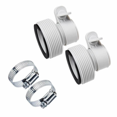 2Pack Adapter B 1.25'' to 1.5'' Type B Pool Hose Adapter Replacement Accessories