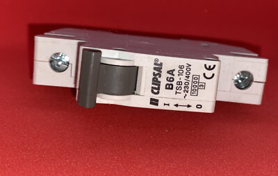 CLIPSAL 6 AMP MCB EINPOLIG 6A B6A TSB-106 10KA