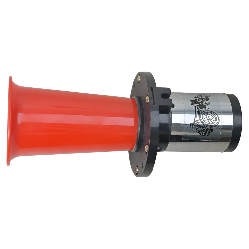 12V Vintage Hupe – 110dB, Kuhhorn-Design,für Oldtimer,Universell,1-Bolzenmontage - Bild 3 von 4