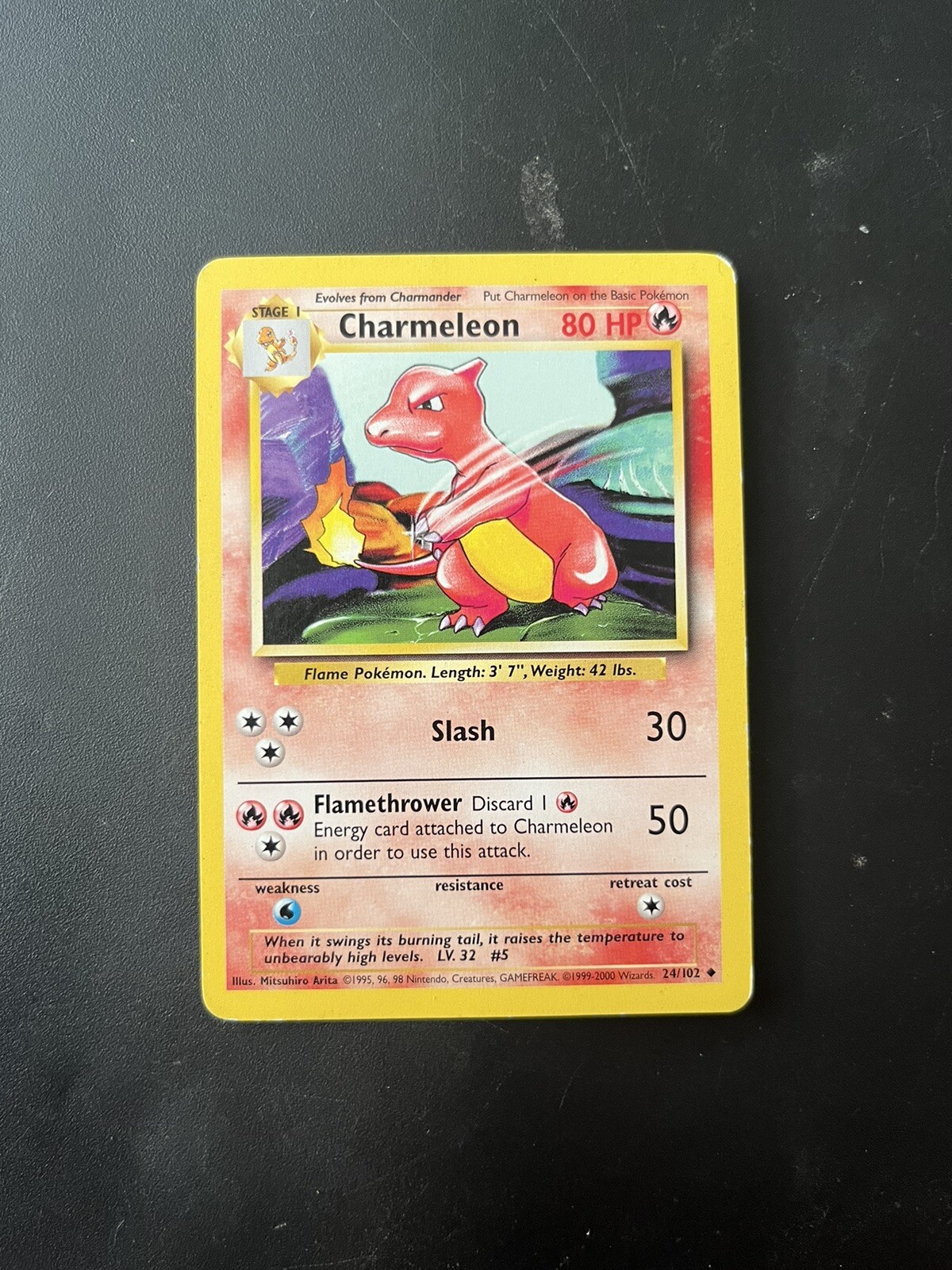 Pokémon TCG Charmeleon Base Set 24/102 Regular