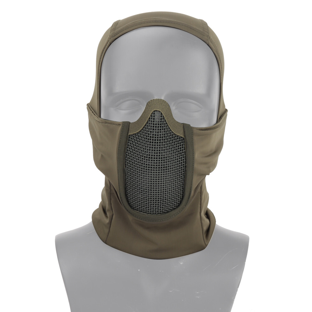 Sibo - 3-in-1 Airsoft Suit - Camo Cap with Velcro Balaclava UV