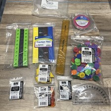 Manipulative Kit Math Grade 5 EAI Education Dice, Place value, fractions