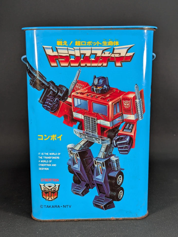 Transformers Kabaya G1 Convoy Confectionery Can Tin RARE VINTAGE Japan Takara - Image 2 of 4