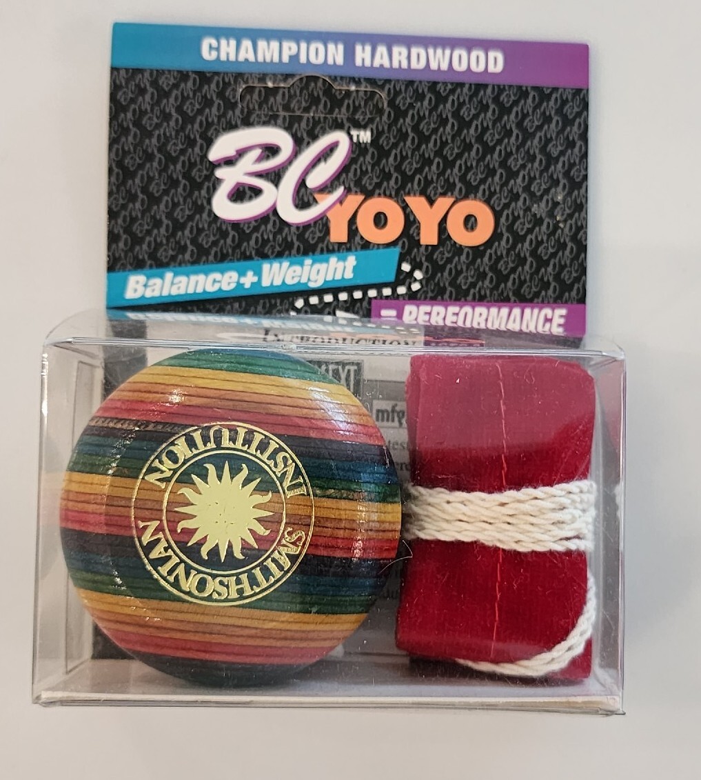 NEW Vintage Rainbow BC Yo-Yo Smithsonian Champion Hardwood