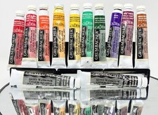 Grumbacher Artists Watercolor .25 oz Tube Lot - 12 Assorted Colors RAINBOW ART