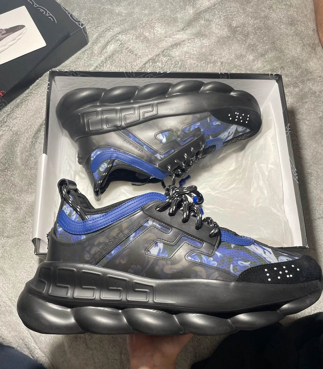 Shop Versace Chain Reaction Sneakers