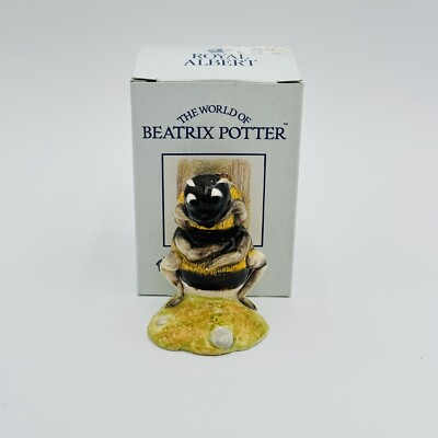 Royal Albert England Beatrix Potter Babbitty Bumble 1989 Bee Figurine IN BOX