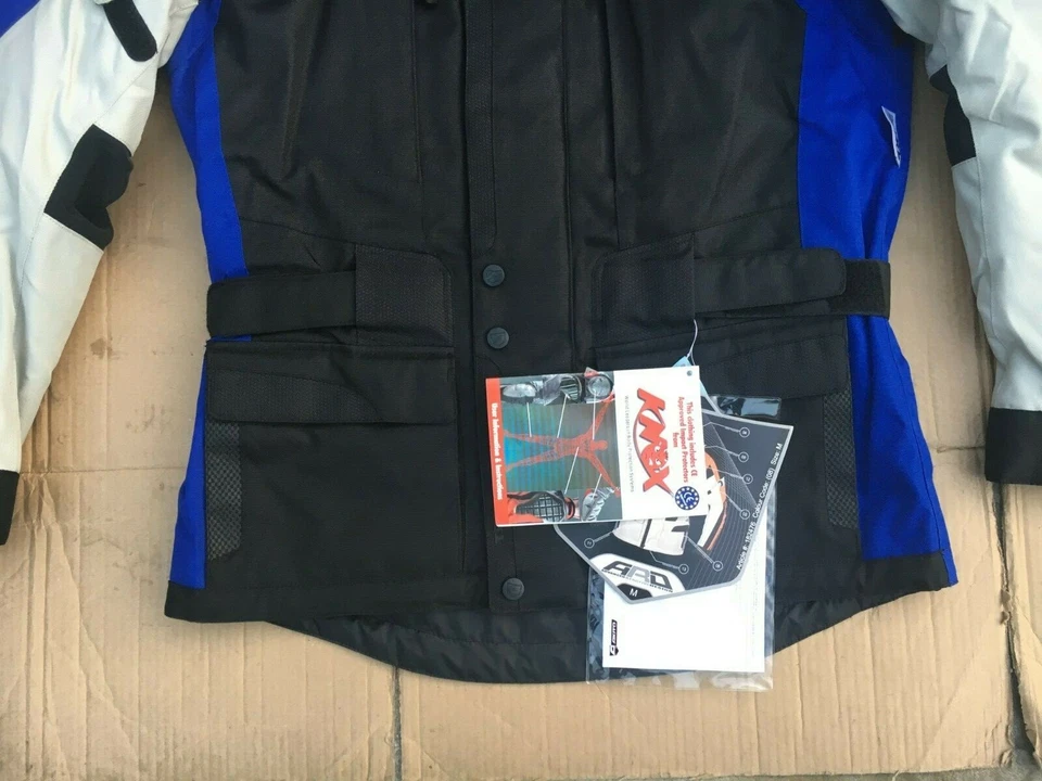 Akito Track Mens Textile Waterproof Motorcycle Jacket Size UK 42" Chest (LBOX1) - Image 2 of 4