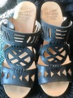 RARE DANSKO ‘ORALEE’ MADE IN BRAZIL BLACK LEATHER WOOD CLOG BUCKLE SZ 40 $249 — photo 2