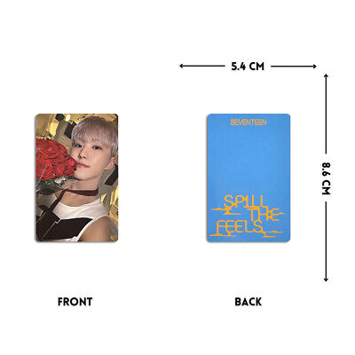 13pcs/set Seventeen SPILL THE FEELS Self Made Cards . Photocard