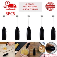 5 Frother Electric Milk Mixer Drink Foamer Egg Beater Whisk Latte Coffee Stirrer