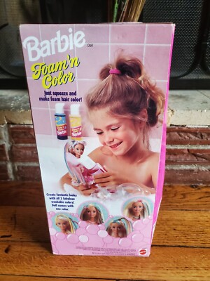 Vintage 1995 Barbie Foam N Color RARE Limited Edition Unopened! | eBay