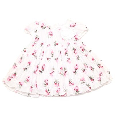 9540R vestito bimba SIMONETTA TINY abito bianco/rosa dress  kid