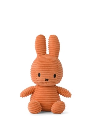 Nijntje & Miffy Kuscheltier Bon Ton Toys ECO Cord sitzend pumkin orange 23 cm
