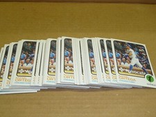B2 2022 Topps Heritage RAFAEL ORTEGA LOT OF 53 BASE CARDS CUBS #180