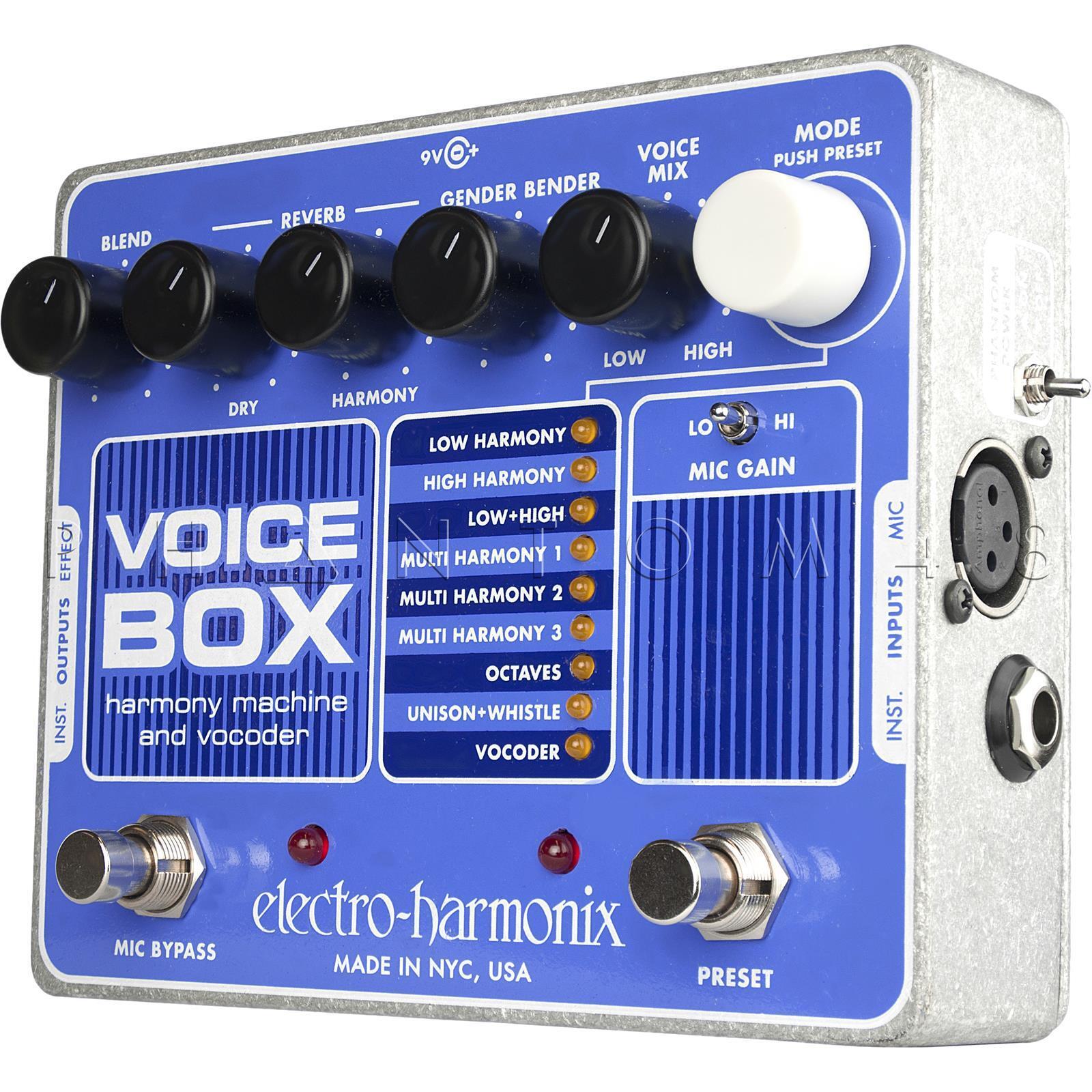 Electro-Harmonix - Voice Box - Vocal Vocoding Synth Processor and Harmonizer ...