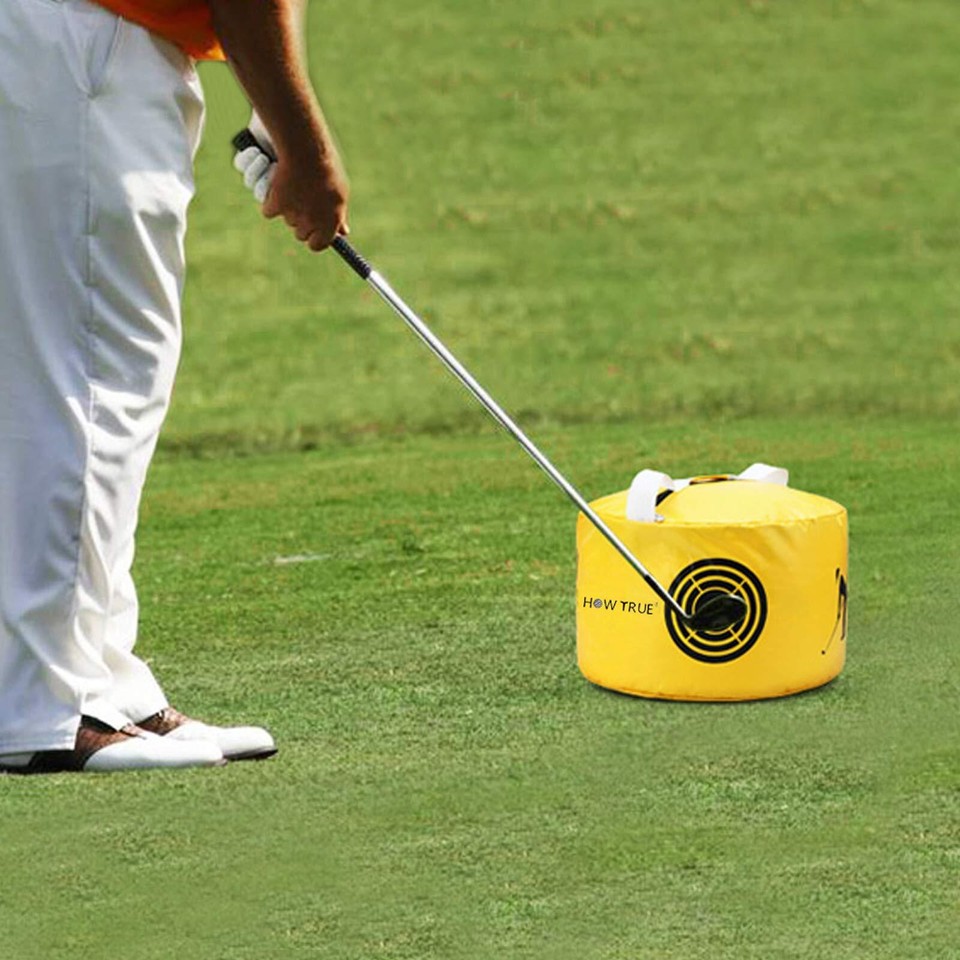 Smash Bag Arm Band Combo Golf Hitting Bag Golf Impact Swing Trainer