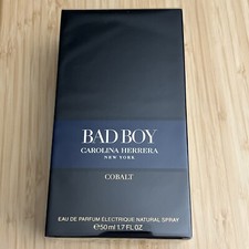 CAROLINA HERRERA NEW YORK BAD BOY COBALT EAU DE PARFUM ELECTRIQUE SPRAY 1.7 OZ.