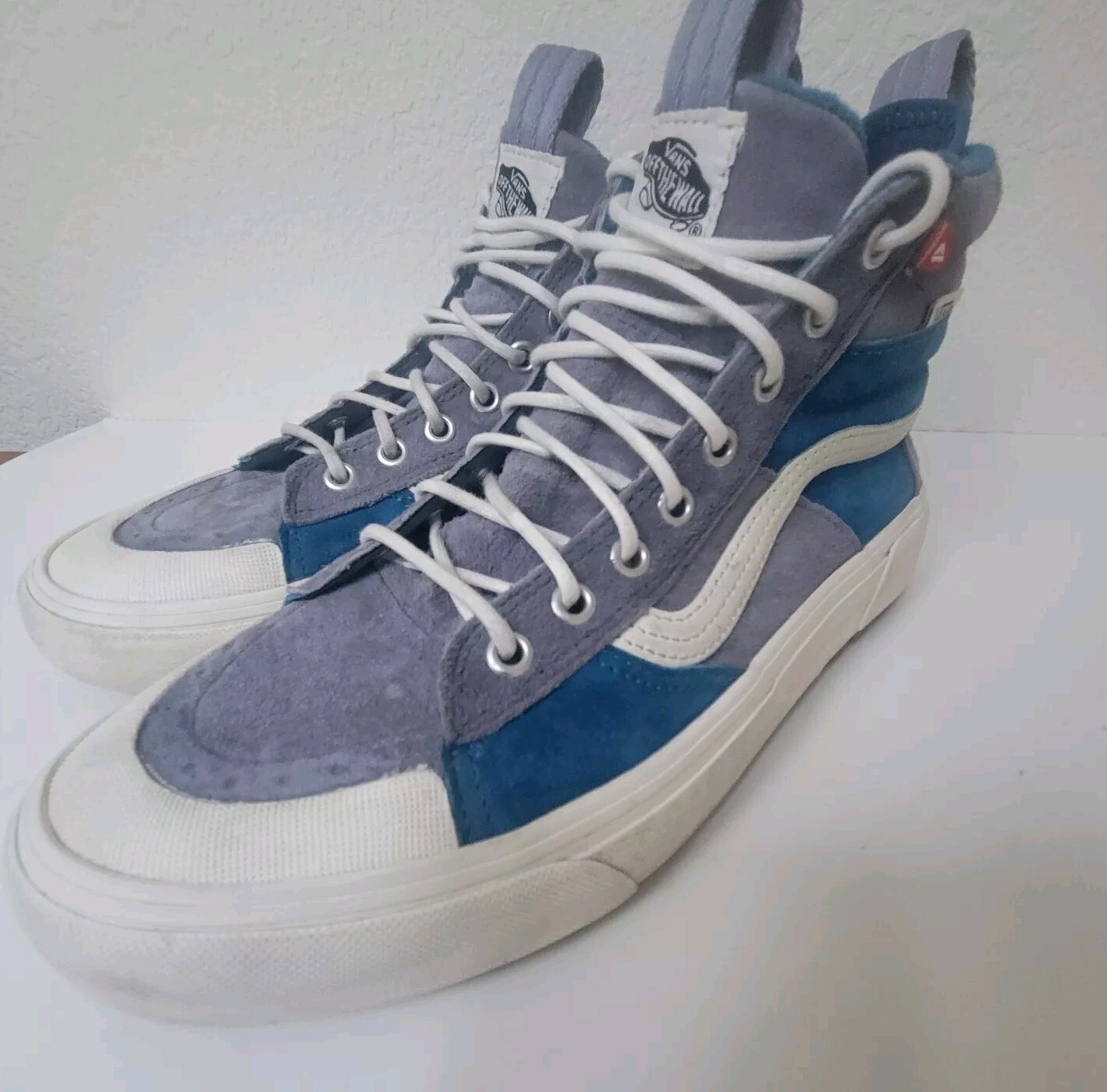 SAOLA Vans Sk8 Hi Mtx Marshmallow blu grigio 4P312UQ uomo 8 donna 9 5 indossato 2x
