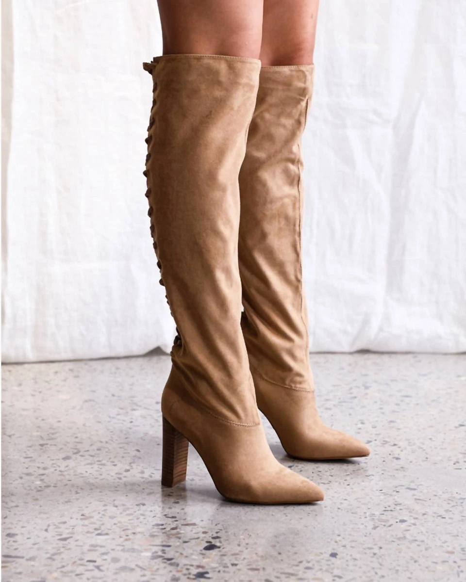 Billini Kimba Latte Suede Boot for Women