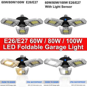 Deformable Led Garage Lights 7200lm 12000lm 60w 100w Ultra Bright