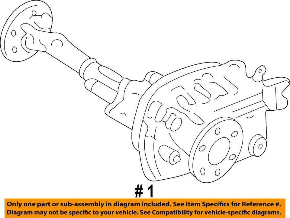 Conjunto de portador diferencial usado se adapta a: camioneta Chevrolet Silverado 2500 2000 Fr Foto 4 de 4