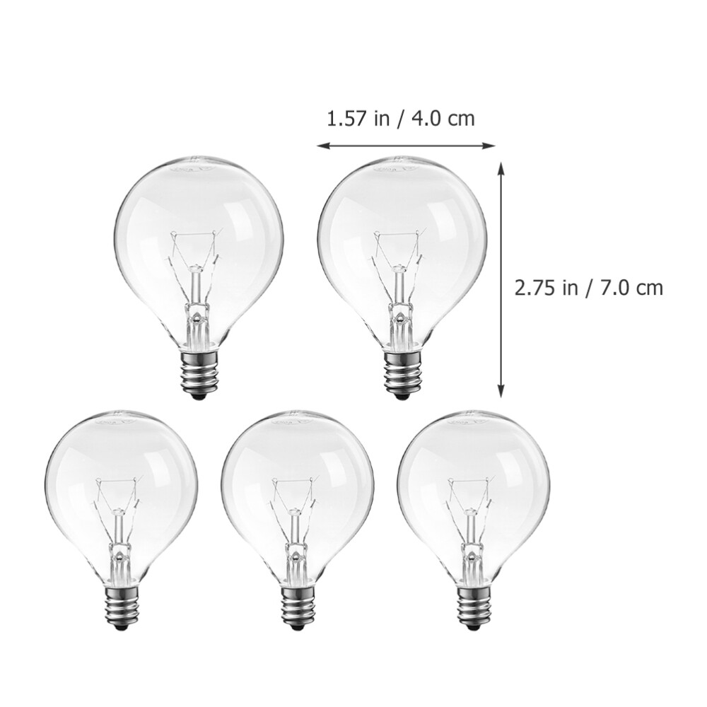 5pcs Scent Warmer Bulb Candle Light Bulb 25W Wax Diffuser Bulb E12 Lamp