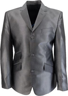 Mazeys Herren Tonic Siver Grey Ace Face Anzugjacke