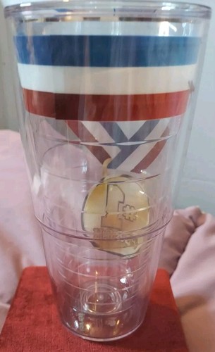 Tervis Tumbler Cup NO LID 24 oz Ribbon And Medal Design #1 Coach NEW - Picture 2 of 2