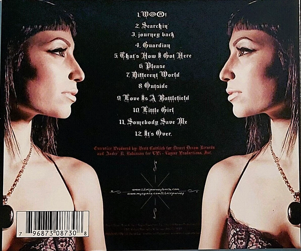 Journey Back by LiTaL (CD 12 Tracks, Desert Dream Records, 2008 Release) - Image 2 of 2