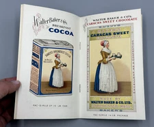 1925 Walter BAKER CHOCOLATE & COCOA Advertising Recipe Booklet Antique Cook Book