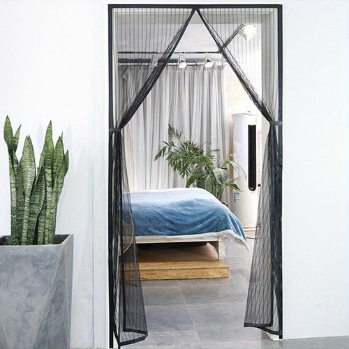 Zanzariera estiva tenda magnetica per porta mosche insetti 39 pollici x 83 pollici - Foto 2 di 10