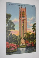 The Singing Tower Lake Wales Florida Postcard 102N Tichnor Bros. Inc. Boston