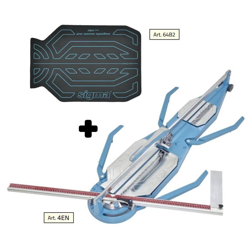 Tagliapiastrelle Professionale 125cm - Incisione A Spinta Con Rotella Diamante 16mm