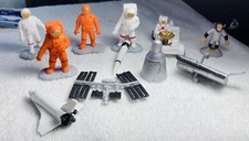 Space Toon By Safari Ltd Astronaut Play Figures Shuttle Vehicles Toy Chimp 10 Ct