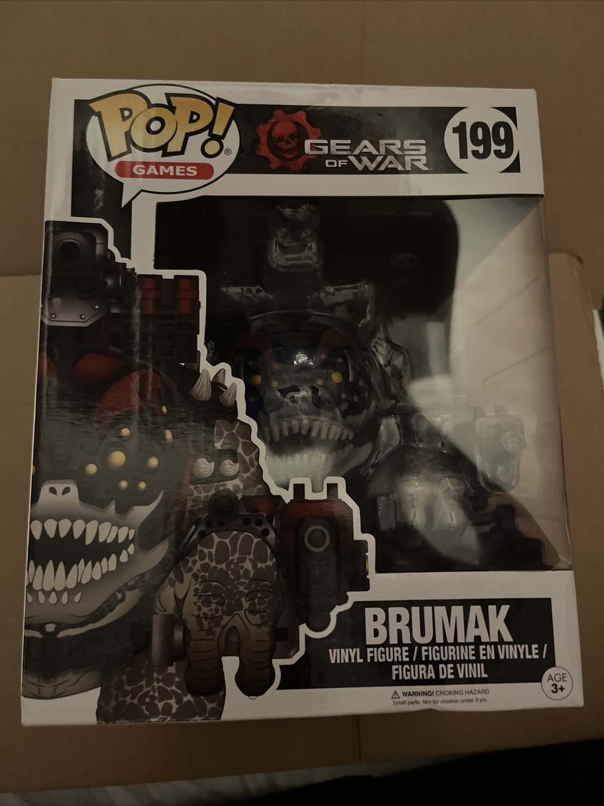 Funko Pop! Brumak, Gears Of War #199 ¡Vendedor Del Reino Unido!