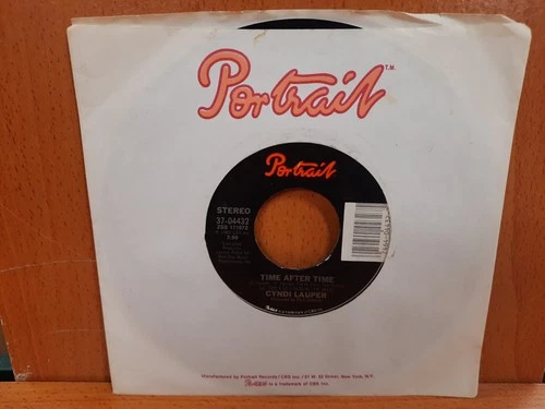 45 / Cyndi Lauper / 1984 / Time After Time / I'll Kiss You
