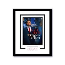 Stephen Colbert Autographed Signed 11x14 Framed Photo Late Show Comedy ACOA