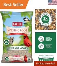 Kaytee Wild Bird Food Basic Seed Blend - 5 lb, Fortified Nutrition for All Birds