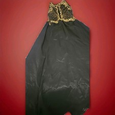 A Must Have. Black and Gold Evening Gown. Worn Once. Size 20. Hard To Find