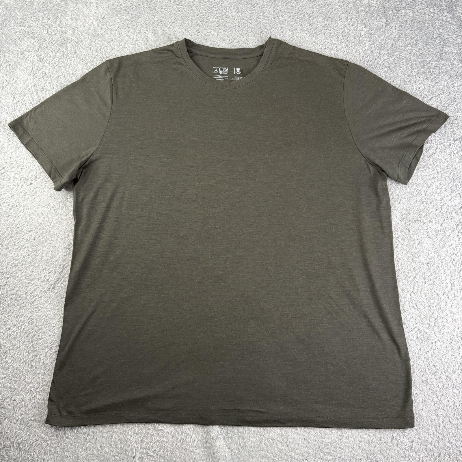 Triple Aught Design Shirt Mens 3XL Green Merino Wool Nylon Crewneck Tee USA