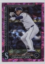 2025 Topps Series 1 Pink Diamante Foil JP Crawford #298 0vd2