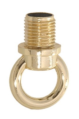 B&P Lamp 1 1/8'' Ht. Die Cast Zinc Loop W/Brass Finish