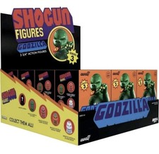 Super7 Shogun Godzilla 3.75" Action Figures 12 Pack Toho Blind Box Flat Series 3