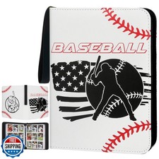 Baseball Card Binder with Sleeves, 900 Pockets Trading Card Binder,9 Pocket C