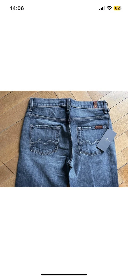 7 for all Mankind Ginger Blue Jeans Stretch W26/L34 regular fit straight leg - Bild 3 von 3